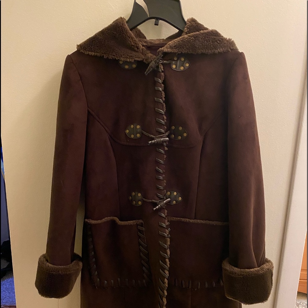 Coat Brown,Item in decent condition, well cared for, gently used